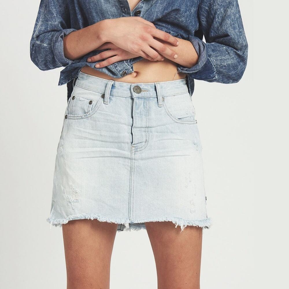 One Teaspoon Brando 2020 High Waist Mini Skirt 25